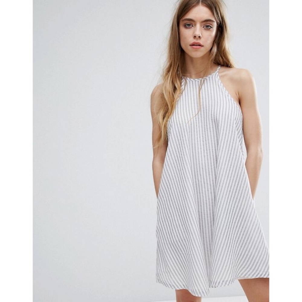 Native Youth Striped Swing Dress
